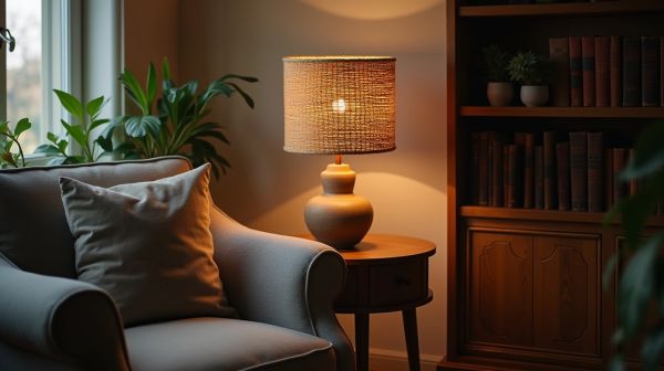 Handwoven Wicker Lampshades and How to Style Them Room by Room