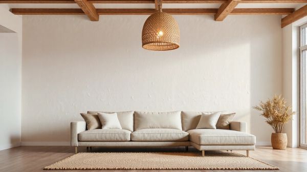 Stylish Room Ideas Featuring Handwoven Wicker Lampshades